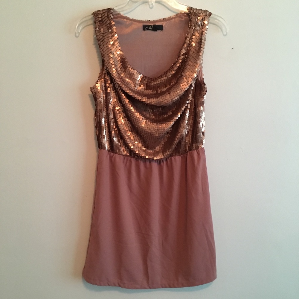 C. Luce sequin dress small